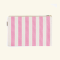 Pochette LILI a righe rosa neon