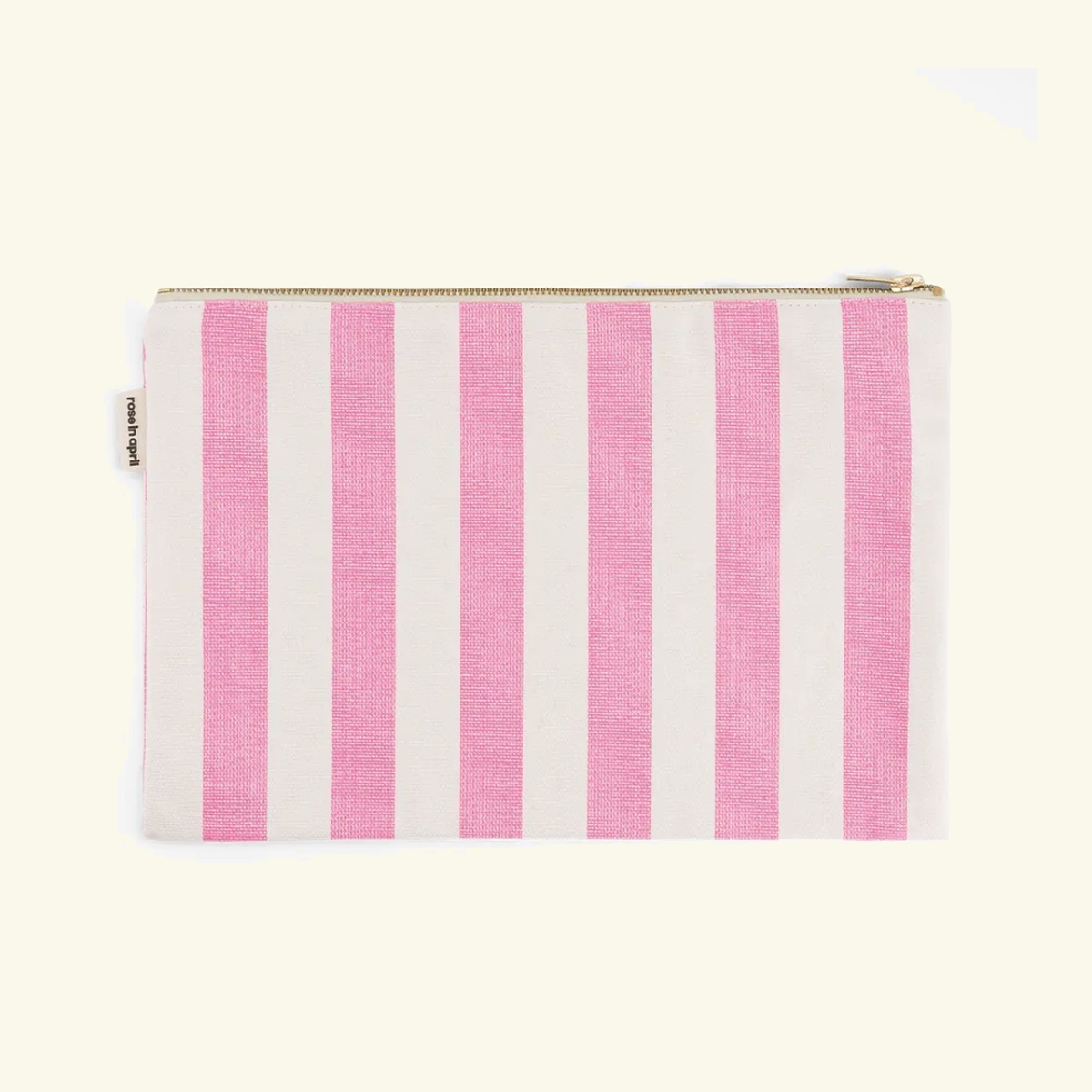 Pochette LILI a righe rosa neon
