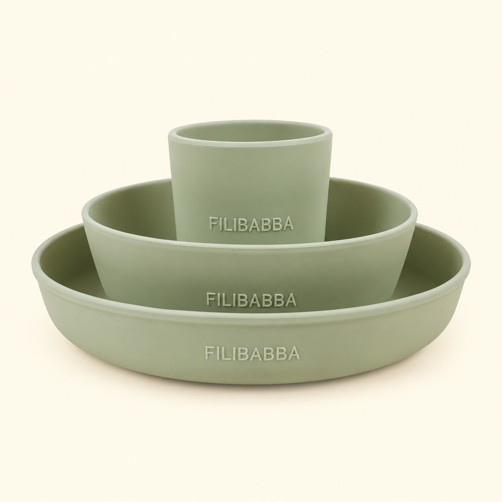 Set da tavola in silicone – Verde