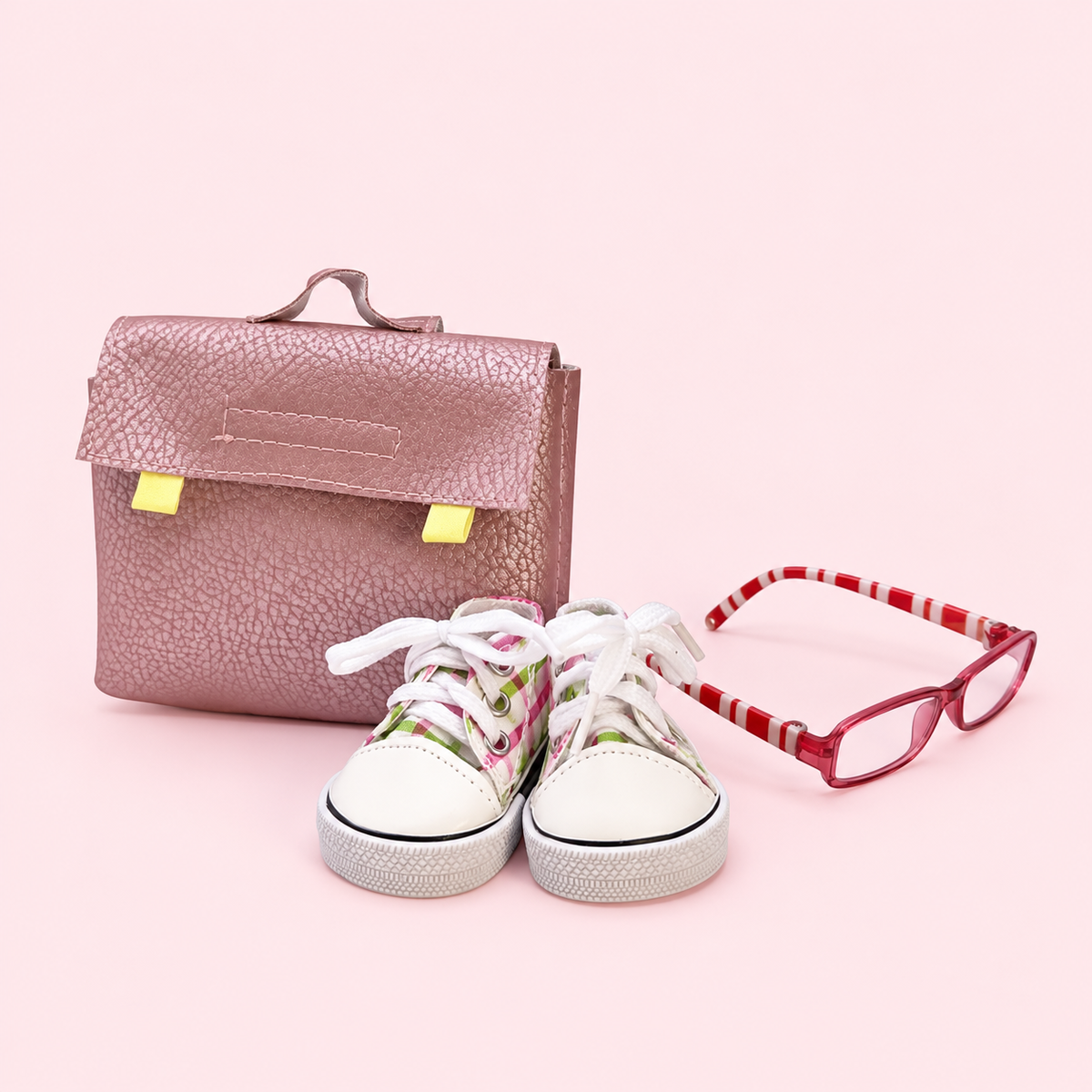 Set accessori Mini Pachas – Borsa, Scarpe e Occhiali