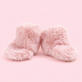 Snow Boots in ecopelliccia rosa