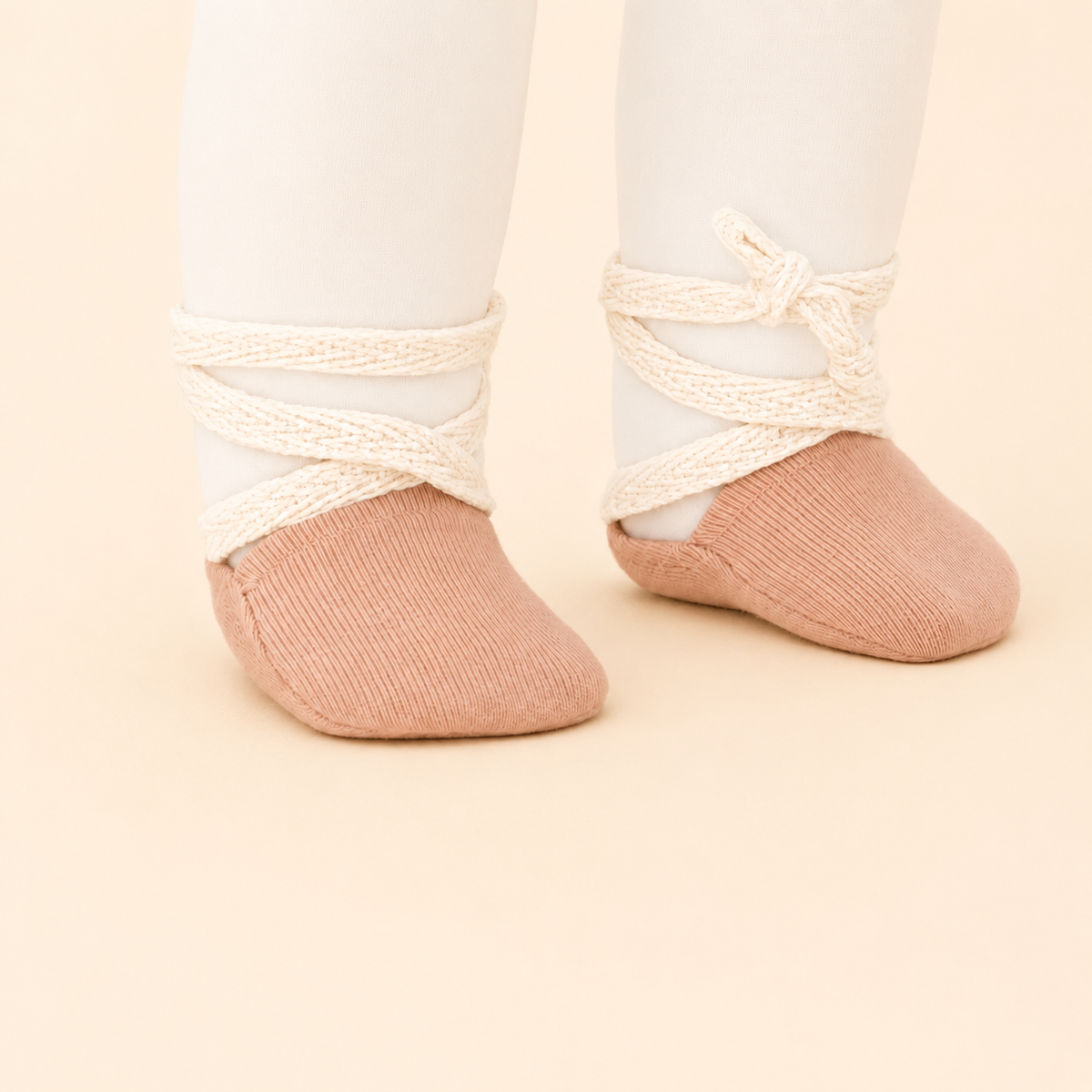 Chaussons de danse à lacets en jersey pour poupées Minikane