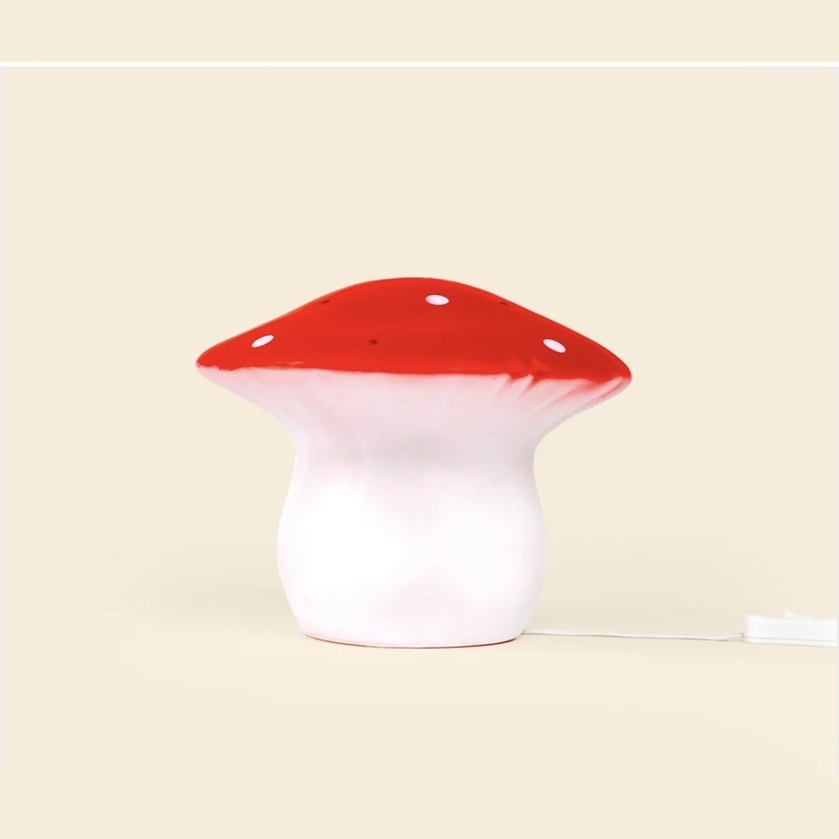 Medium Mushroom Night Lamp – Rosso