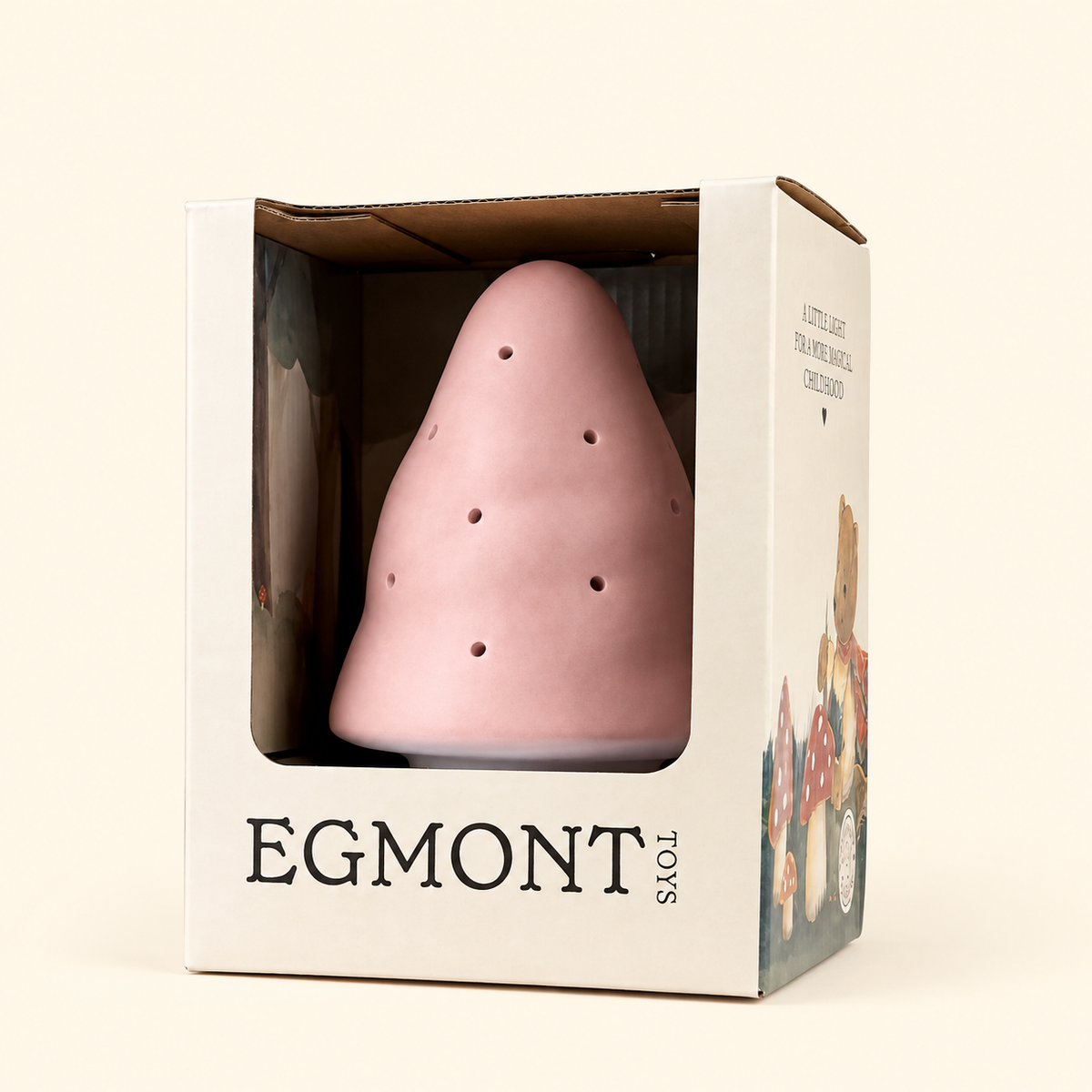 Lampada da notte a fungo piccola – Rosa Vintage